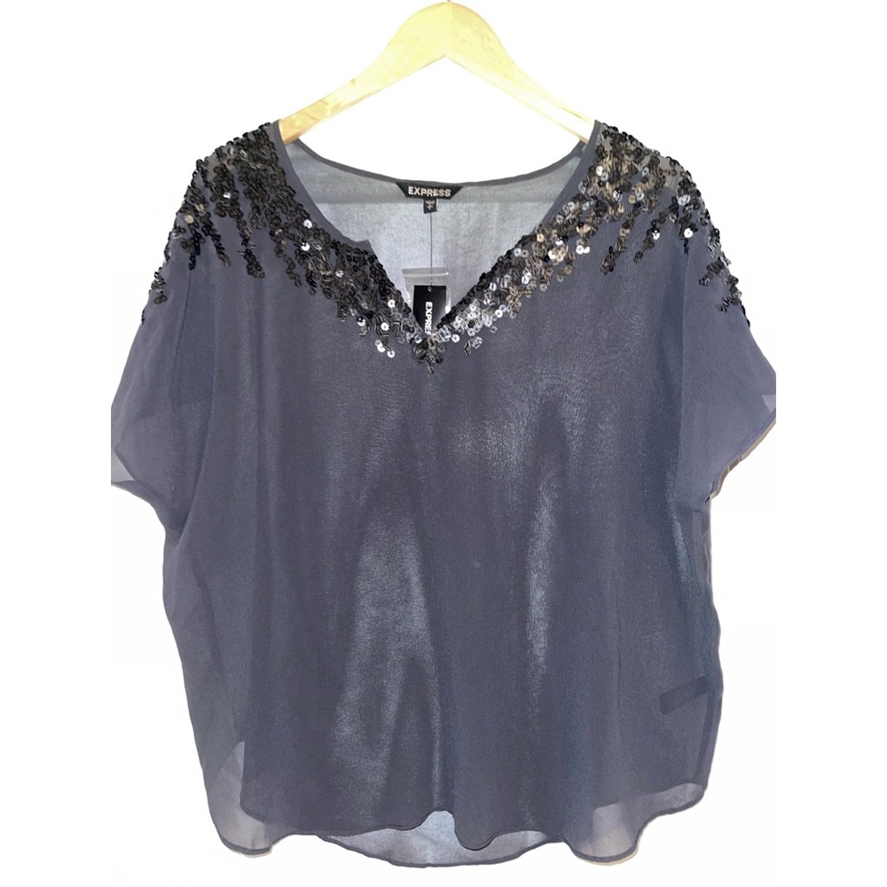 NWT Express sequins top small